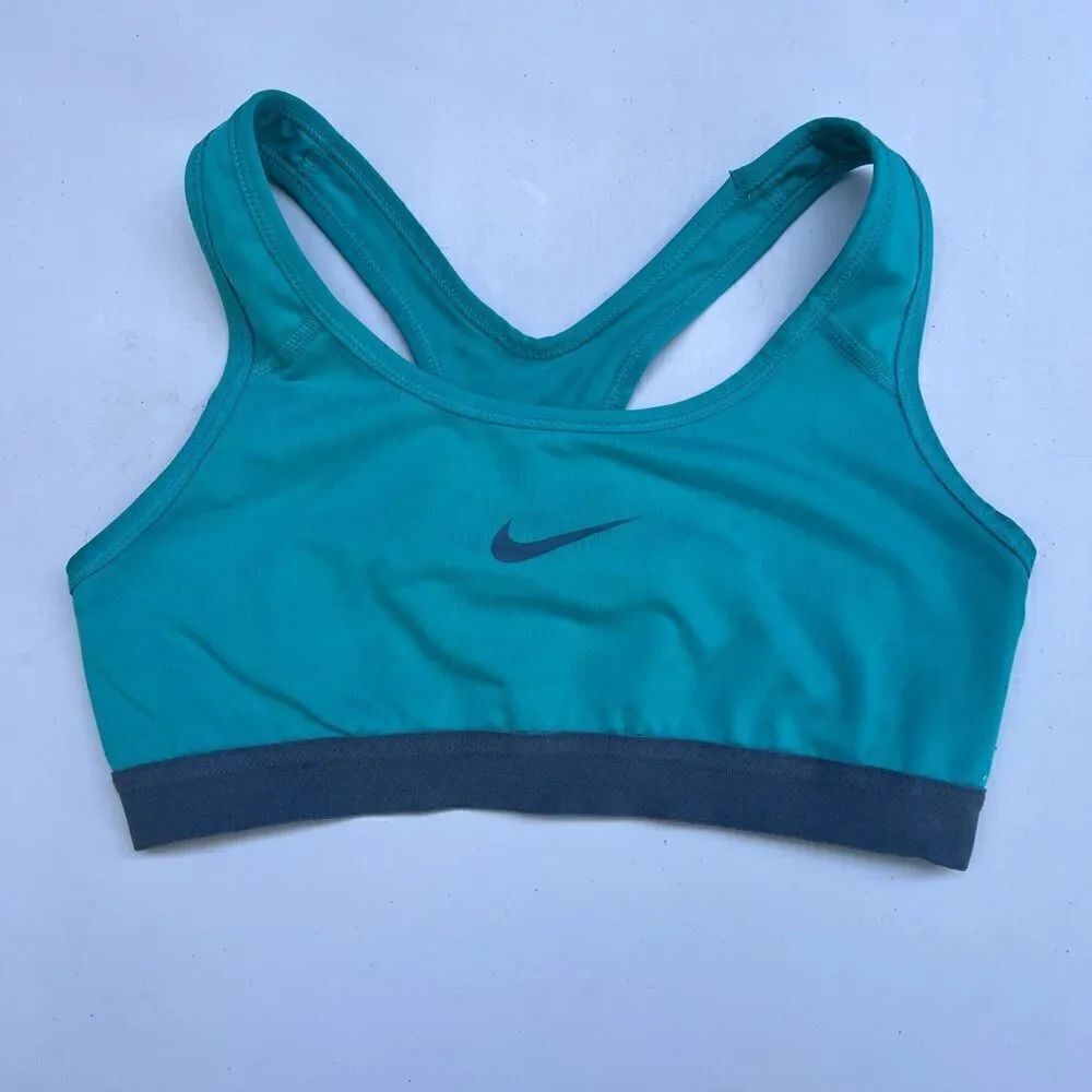 Nike Turquoise Sports Bra size Small